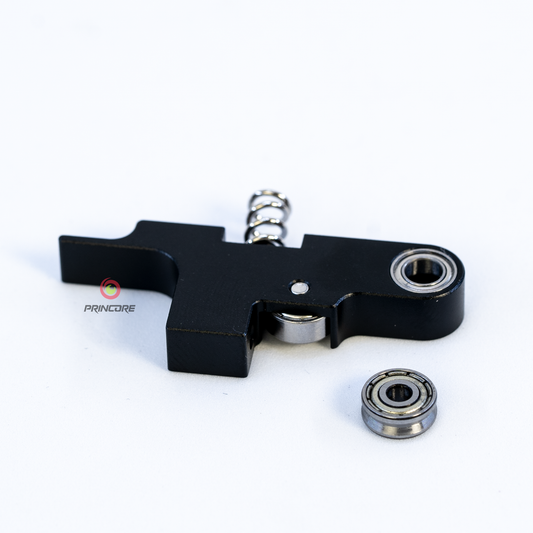 Aluminium Extruder Arm / Idler / Bügel [schwarz] (z.B. Artillery Sidewinder X1 / GENIUS)