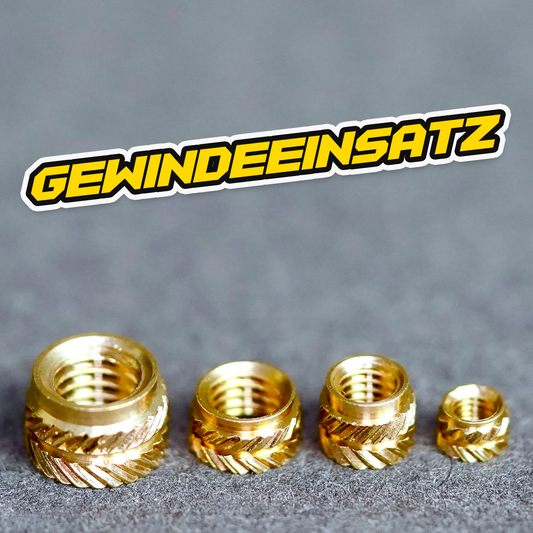 Gewindeeinsatz M3 - M6 [Einpressmuttern 3D Drucker]