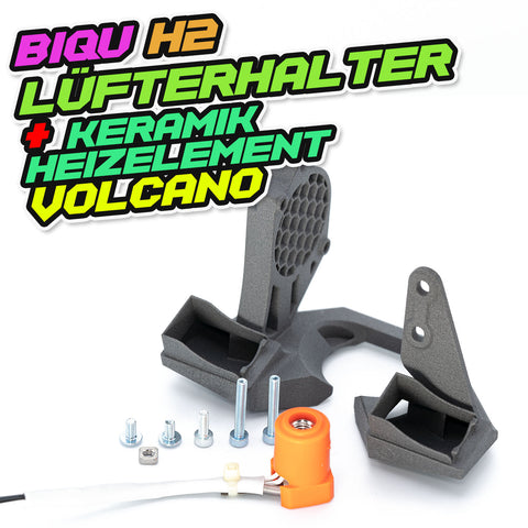 BIQU H2 Lüfterhalter + Keramik Heizelement [Volcano] 24V
