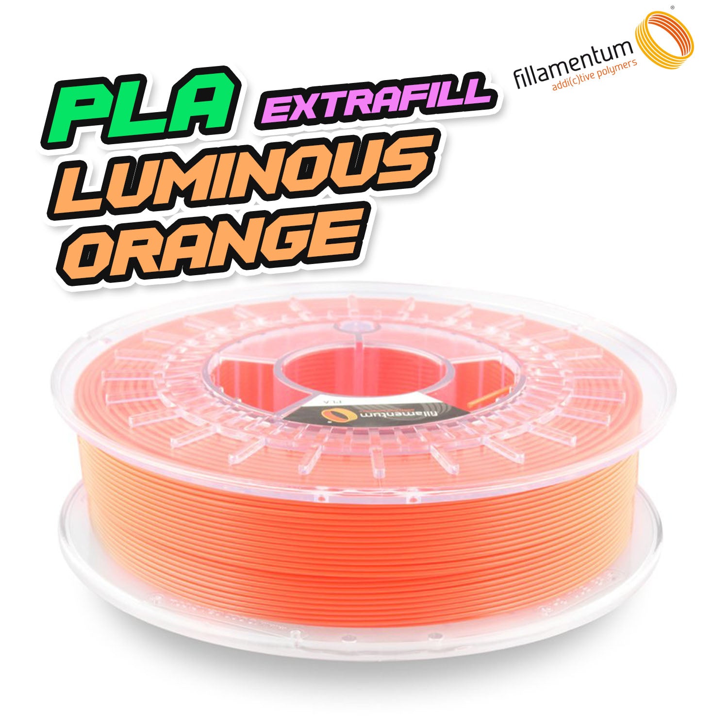 Fillamentum PLA Extrafill - Luminous Orange [1.75mm] (29,20€/Kg)