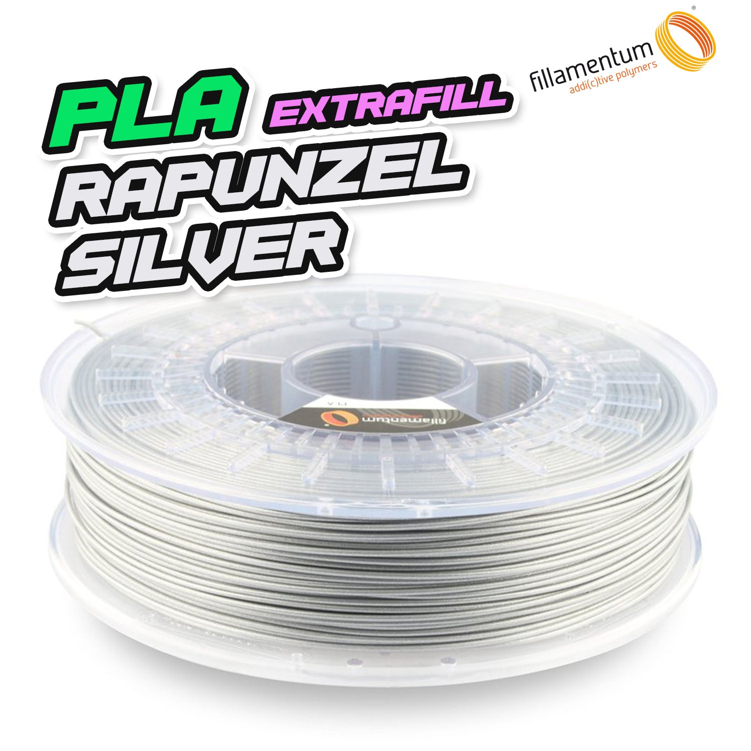 Fillamentum PLA Extrafill - Rapunzel Silver [1.75mm] (35,87€/Kg)