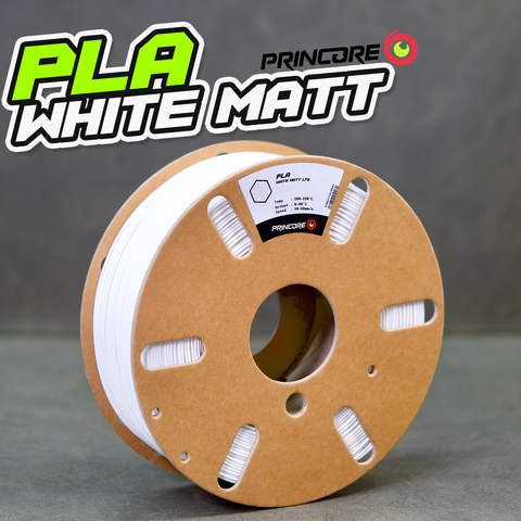 PRINCORE PLA - WHITE MATT [1.75mm] (25,00€/Kg)